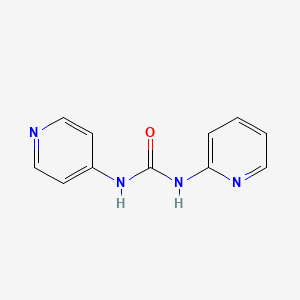 molecular formula C11H10N4O B5563324 N-2-pyridinyl-N'-4-pyridinylurea 