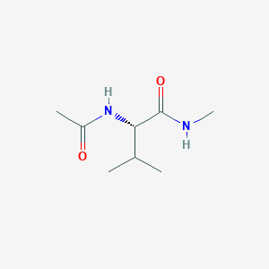 molecular formula C8H16N2O2 B556342 Acetyl-L-valine methyl amide CAS No. 19701-84-9