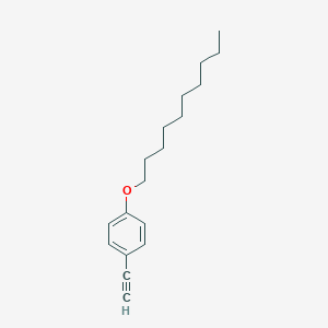 molecular formula C18H26O B055635 1-(癸氧基)-4-乙炔基苯 CAS No. 125151-62-4
