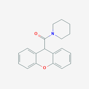 molecular formula C19H19NO2 B5563506 1-(9H-xanthen-9-ylcarbonyl)piperidine 