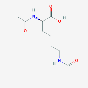 molecular formula C10H18N2O4 B556374 二乙酰赖氨酸 CAS No. 499-86-5