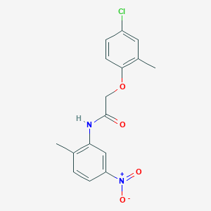 2-(4-chloro-2-methylphenoxy)-N-(2-methyl-5-nitrophenyl)acetamide