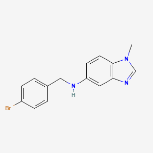 N-(4-bromobenzyl)-1-methyl-1H-benzimidazol-5-amine