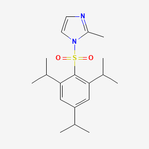 molecular formula C19H28N2O2S B5563899 2-methyl-1-[(2,4,6-triisopropylphenyl)sulfonyl]-1H-imidazole 