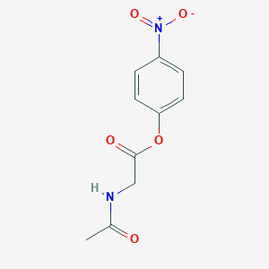 molecular formula C10H10N2O5 B556399 对硝基苯甲酸N-乙酰甘氨酸酯 CAS No. 3304-61-8