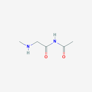 molecular formula C5H10N2O2 B556400 2-乙酰氨基-N-甲基乙酰胺 CAS No. 7606-79-3