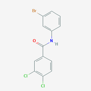 molecular formula C13H8BrCl2NO B5564074 N-(3-溴苯基)-3,4-二氯苯甲酰胺 