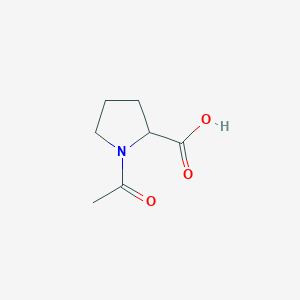 molecular formula C7H11NO3 B556412 N-乙酰-L-脯氨酸 CAS No. 68-95-1
