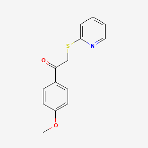 1-(4-methoxyphenyl)-2-(2-pyridinylthio)ethanone