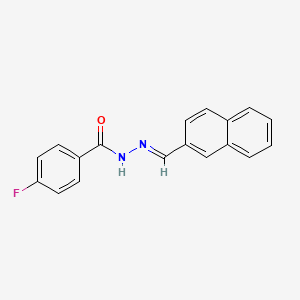 4-fluoro-N'-(2-naphthylmethylene)benzohydrazide