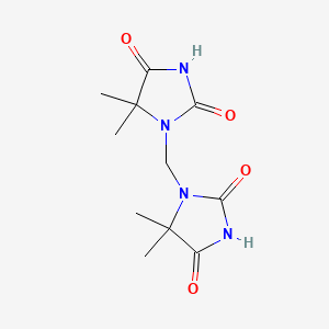 molecular formula C11H16N4O4 B5564252 1,1'-亚甲基双(5,5-二甲基-2,4-咪唑烷二酮) CAS No. 3040-92-4