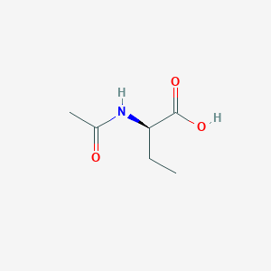 molecular formula C6H11NO3 B556426 (R)-2-乙酰氨基丁酸 CAS No. 34271-27-7