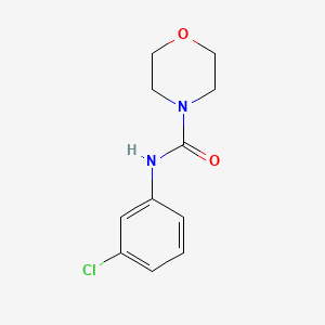 molecular formula C11H13ClN2O2 B5564297 N-(3-氯苯基)-4-吗啉甲酰胺 CAS No. 2302-14-9