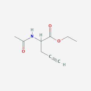 molecular formula C9H13NO3 B556434 2-乙酰氨基戊-4-炔酸乙酯 CAS No. 23235-05-4