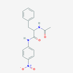 molecular formula C17H17N3O4 B556436 2-乙酰氨基-N-(4-硝基苯基)-3-苯基丙酰胺 CAS No. 19746-42-0
