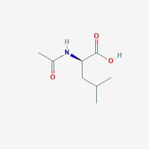 molecular formula C8H15NO3 B556442 N-乙酰基-D-亮氨酸 CAS No. 19764-30-8