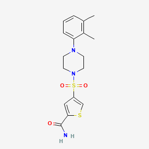 4-{[4-(2,3-dimethylphenyl)-1-piperazinyl]sulfonyl}-2-thiophenecarboxamide