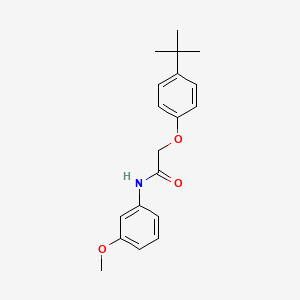 molecular formula C19H23NO3 B5564485 2-(4-tert-butylphenoxy)-N-(3-methoxyphenyl)acetamide 