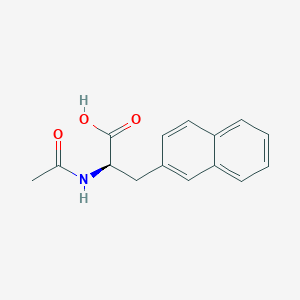 molecular formula C15H15NO3 B556450 (R)-2-乙酰氨基-3-(萘-2-基)丙酸 CAS No. 37440-01-0
