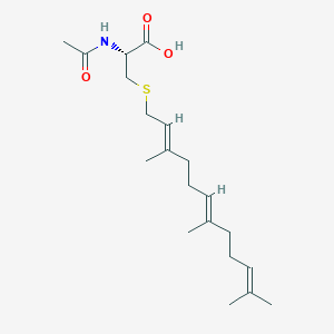 molecular formula C20H33NO3S B556453 N-乙酰-S-反式、反式-法呢基-L-半胱氨酸 CAS No. 135304-07-3
