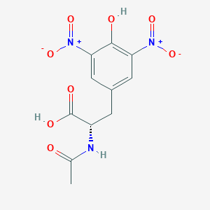 molecular formula C11H11N3O8 B556475 N-乙酰-3,5-二硝基-L-酪氨酸 CAS No. 20767-00-4