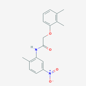 molecular formula C17H18N2O4 B5564994 2-(2,3-dimethylphenoxy)-N-(2-methyl-5-nitrophenyl)acetamide 