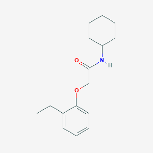 molecular formula C16H23NO2 B5565113 N-环己基-2-(2-乙基苯氧基)乙酰胺 