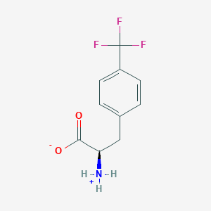 molecular formula C10H10F3NO2 B556514 4-(Trifluoromethyl)-D-phenylalanine CAS No. 114872-99-0