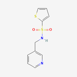 molecular formula C10H10N2O2S2 B5565393 N-(3-pyridinylmethyl)-2-thiophenesulfonamide CAS No. 301683-41-0