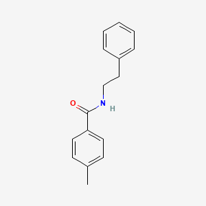 molecular formula C16H17NO B5565470 4-methyl-N-(2-phenylethyl)benzamide 