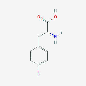 molecular formula C9H10FNO2 B556549 4-Fluoro-D-phenylalanine CAS No. 18125-46-7