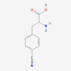 molecular formula C10H10N2O2 B556553 2-amino-3-(4-cyanophenyl)propanoic Acid CAS No. 22888-47-7