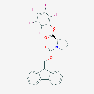 molecular formula C26H18F5NO4 B055656 Fmoc-d-脯氨酸-五氟苯酚酯 CAS No. 125281-38-1