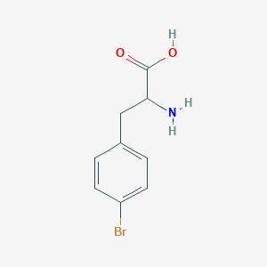 molecular formula C9H10BrNO2 B556563 对溴-DL-苯丙氨酸 CAS No. 14091-15-7
