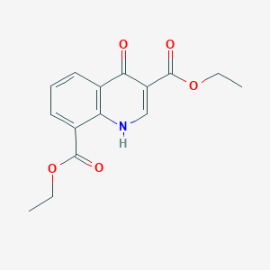 diethyl 4-oxo-1,4-dihydro-3,8-quinolinedicarboxylate