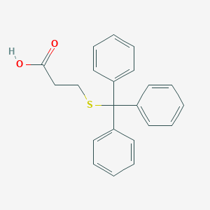 molecular formula C22H20O2S B556589 3-(三苄硫基)丙酸 CAS No. 27144-18-9