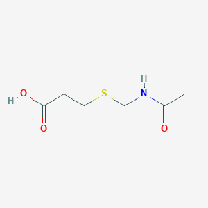 molecular formula C6H11NO3S B556590 3-((Acetamidomethyl)thio)propanoic acid CAS No. 52574-08-0