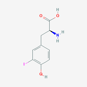 molecular formula C9H10INO3 B556601 3-Iodo-L-tyrosine CAS No. 70-78-0