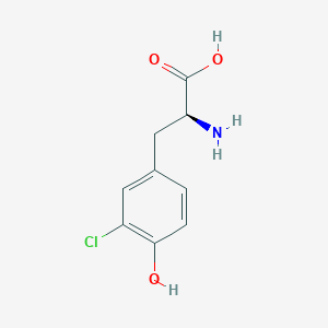 molecular formula C9H10ClNO3 B556623 3-氯-L-酪氨酸 CAS No. 7423-93-0