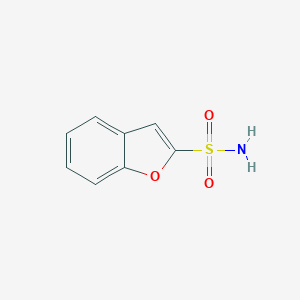 molecular formula C8H7NO3S B055665 1-苯并呋喃-2-磺酰胺 CAS No. 124043-72-7