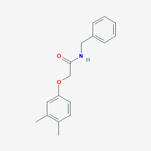 molecular formula C17H19NO2 B5566558 N-苄基-2-(3,4-二甲基苯氧基)乙酰胺 