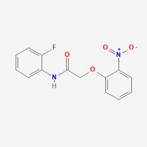 molecular formula C14H11FN2O4 B5566642 N-(2-fluorophenyl)-2-(2-nitrophenoxy)acetamide 
