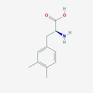 molecular formula C11H15NO2 B556679 3,4-二甲基-L-苯丙氨酸 CAS No. 142995-28-6