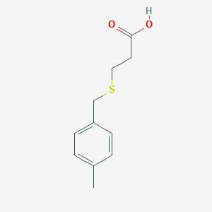 molecular formula C11H14O2S B556702 3-(4-甲基苯甲硫基)-丙酸 CAS No. 78981-22-3