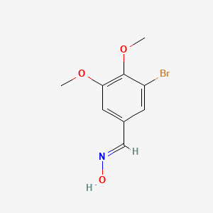 molecular formula C9H10BrNO3 B5567109 3-bromo-4,5-dimethoxybenzaldehyde oxime 