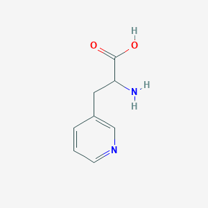 molecular formula C8H10N2O2 B556715 2-Amino-3-(pyridin-3-yl)propanoic acid CAS No. 17470-24-5