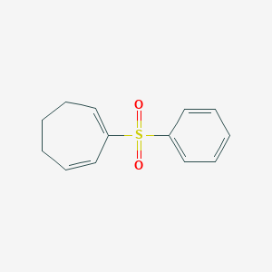 B055673 2-(Phenylsulfonyl)-1,3-cycloheptadiene CAS No. 118160-44-4