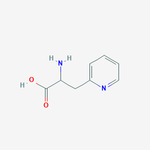 molecular formula C8H10N2O2 B556733 2-氨基-3-(吡啶-2-基)丙酸 CAS No. 17407-44-2