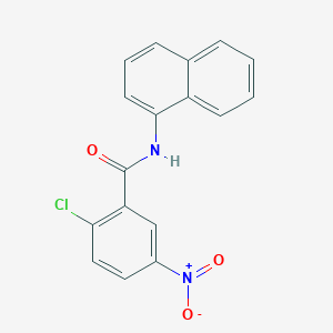molecular formula C17H11ClN2O3 B5567368 2-chloro-N-1-naphthyl-5-nitrobenzamide 