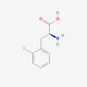 molecular formula C9H10INO2 B556763 2-碘-L-苯丙氨酸 CAS No. 167817-55-2
